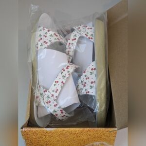 Salt Water Sandals by Hoy - White Cherry Print Kids Sandals 🍒🍒🍒